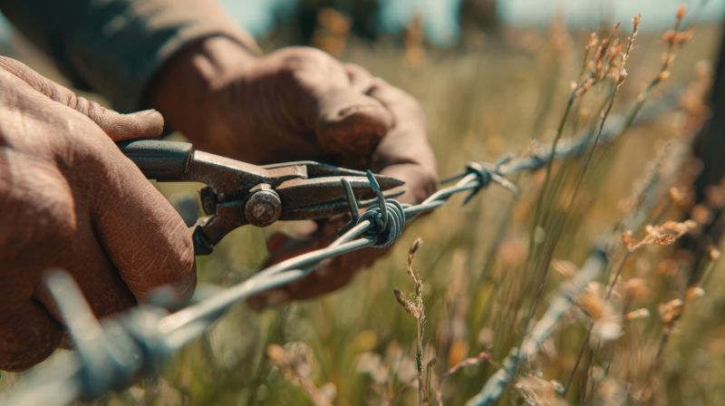 Barbed Wire Fence Service