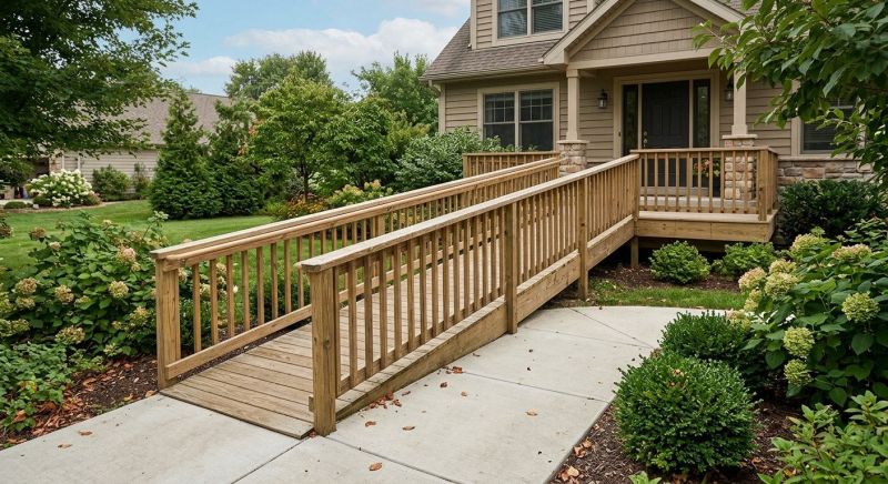 Porch Ramp Installation in Kansas City, KS